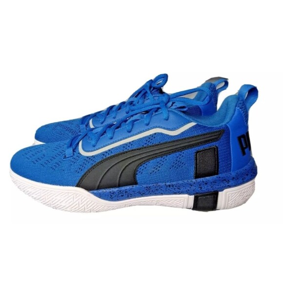 Puma Legacy Low Men\'s Basketball Shoes Size 10.5  Blue~Black~White 193601-04 main image 8